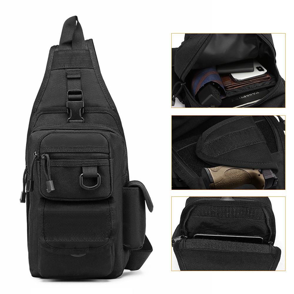 Borsa tattica per pistola Fond - Edc Concealed Carry Sling Bag recensione e prezzo