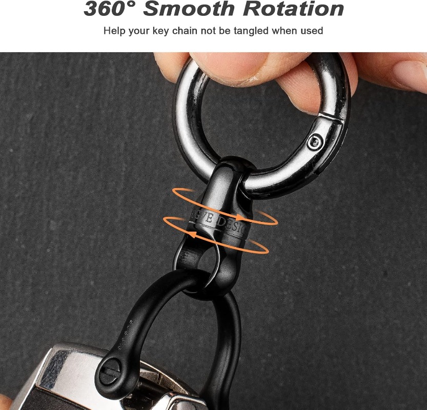 Portachiavi in titanio con mos - Edc Carry Clip recensione e prezzo